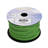 Faux Suede 3mm Lace 50m Emerald