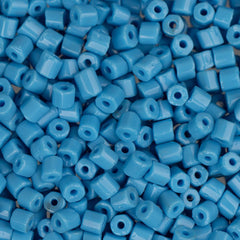 10/0 Czech 2 Cut Seed Beads Opaque Blue 22g