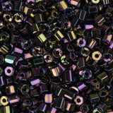 10/0 Czech 2 Cut Seed Beads Opaque Purple AB 22g
