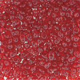 *Czech Miniduo Beads Ruby 8g