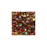 Perles Tchèques Superuno 22g Cristal Magique Rouge Jaune