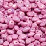 Czech Superuno Beads 22g Craie Lustre Lilas