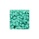 Perles Tchèques Superuno 22g Vert Turquoise