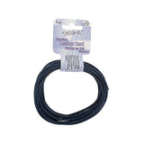 Cordon en cuir bleu sarcelle 1,5 mm 5 m