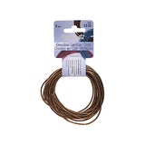 Cordon en cuir bronze métallique 1,5 mm 5 m