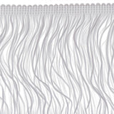 14 pouces White Chainette Fringe par la cour
