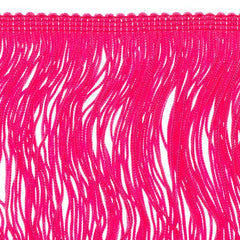 14 inch Fuchsia Chainette Fringe by the yard
