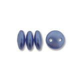 Perles de lentilles tchèques Pastel Sapphire 50/fil