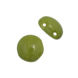 *Czech Candy Beads 8mm Opaque Olivine 22/strand