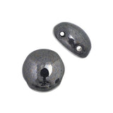 Perles Bonbons Tchèques 22/fil - Lustre Noir