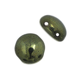 Perles Bonbons Tchèques 22/fil - Lustre Olivine