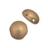 *Czech Candy Beads 8mm Gold Bronze 22/strand