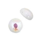 Perles Bonbons Tchèques 22/fil - Albâtre Blanc AB