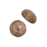 Perles Bonbons Tchèques 22/fil - Lustre Terre Cuite Rose