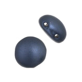 *Czech Candy Beads 8mm Navy Blue Pearl Pastel 22/strand