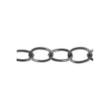 Chain Cable 7x9mm Links Gunmetal 1m