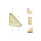 *Czech Tango Beads 6mm Chalk Champagne 5.3g