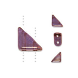 *Czech Tango Beads 6mm Lumi Amethyst 5.3g