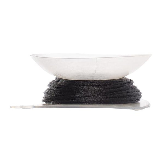 1.5mm Black Rattail Cord 20yd