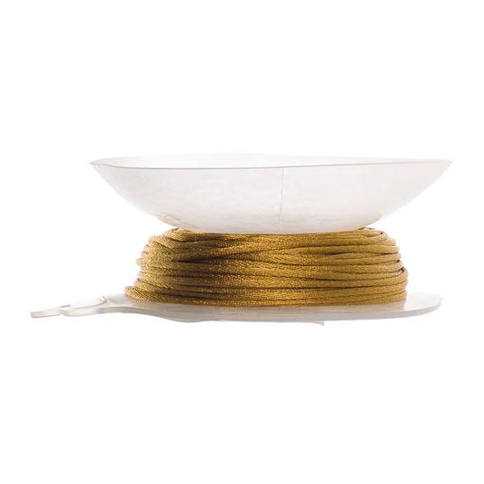 1.5mm Gold Bronze Rattail Cord 20yd