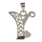 *Letter Y Rhinestone Pendant 21x15mm Each