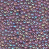 3.4mm Miyuki Drop Matte Smoky Améthyste AB 25g