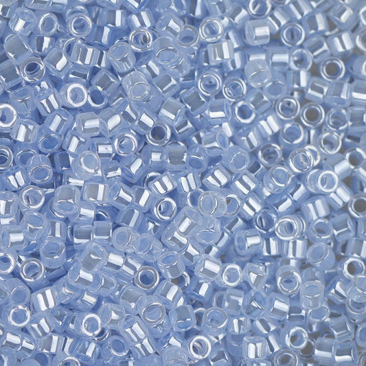 11/0 Perle Delica #0257 Cristal Lt Saphir Ceylan Doublé 5.2g