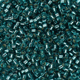 11/0 Perle Delica #1208 Teal Caribbean Silver Lined 5.2g