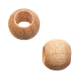 Czech Wood Barrel Beads 8x6.5mm Natural 50/pk