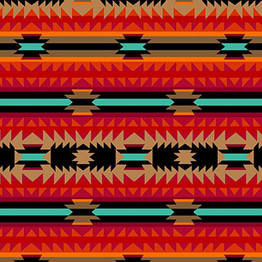 Crimson Arrow Fleece #40993 Red - Price Per Half Yard