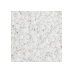 11/0 Miyuki Seed Beads #0402 Opaque White 250g