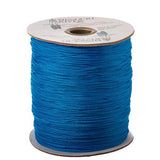 Bobine ronde de 1800 pieds à franges châle bleu pacifique