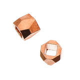 Metal Column Beads 3mm Rose Gold 50/pk