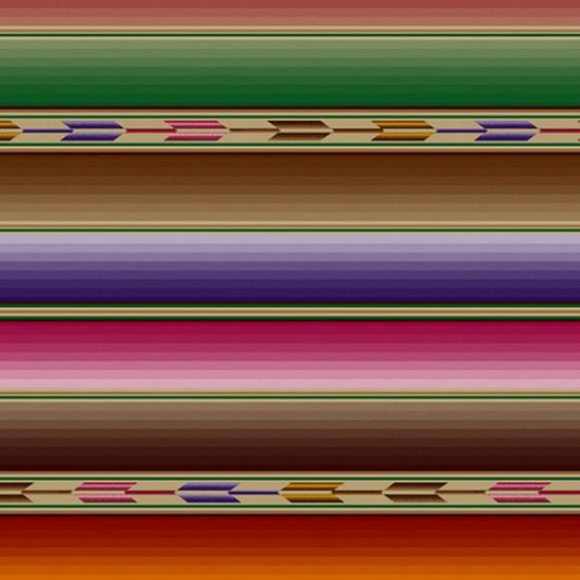 *Fleece Woven Arrow #44185 Multi - Half Yard