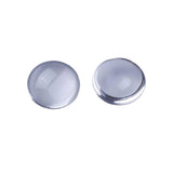 Cabochon en verre rond transparent 1/2" 20/pqt