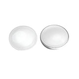 Cabochon rond en verre transparent 1" 10/pqt