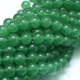 Malaysia Jade Beads 8mm Round (Natural/Dyed) 15-16" Strand