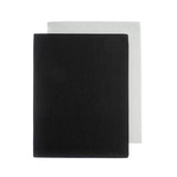 8,5 "x 11" fond de teint perlé noir/blanc 4/pk