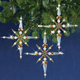 Ornament Kit - Golden Stars - Makes 3