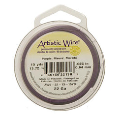 22g Artistic Wire Purple 15yd