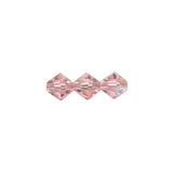 4mm Light Rose AB Preciosa Toupie Chaque