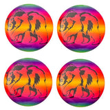 Cabochons ronds en époxy de 1 po d'ours marchant 10/pqt