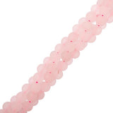6mm Quartz Rose Mat (Naturel) Perles 15-16" Brin