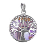 Tree of Life Pendant 1 1/8 inch Amethyst 1/pk