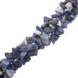 Sodalite (Naturel) Perles Chips 35" Strand
