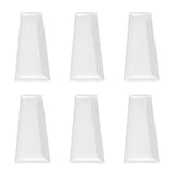 Cabochons époxy trapézoïdaux transparents de 1 1/2 po 10/pqt