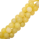 Lemon Jade Beads 10-10.5mm Round (Natural) 15-16" Strand