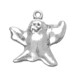 *Ghost Metal Charm 24x23mm 5/pk