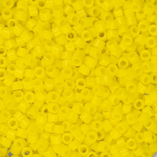 11/0 Perle Delica #0721 Jaune Opaque Sachet de 50g