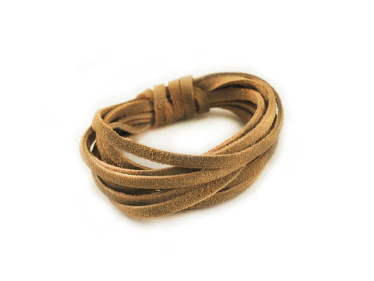 Suede 3mm Lace Natural 2m